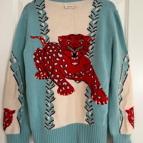 Gucci Other - Gucci Couture wool tiger sweater